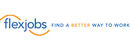 FlexJobs Firmenlogo für Erfahrungen zu Arbeitssuche, B2B & Outsourcing