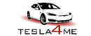 Tesla 4 Me Firmenlogo für Erfahrungen zu Autovermieterungen und Dienstleistern