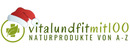Vitalundfitmit100 Firmenlogo für Erfahrungen zu Ernährungs- und Gesundheitsprodukten