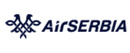 Air Serbia Firmenlogo für Erfahrungen zu Reise- und Tourismusunternehmen