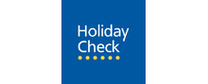HolidayCheck Firmenlogo für Erfahrungen zu Reise- und Tourismusunternehmen