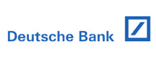 Deutsche Bank Firmenlogo für Erfahrungen zu Finanzprodukten und Finanzdienstleister