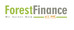 Forest Finance Firmenlogo für Erfahrungen zu Finanzprodukten und Finanzdienstleister